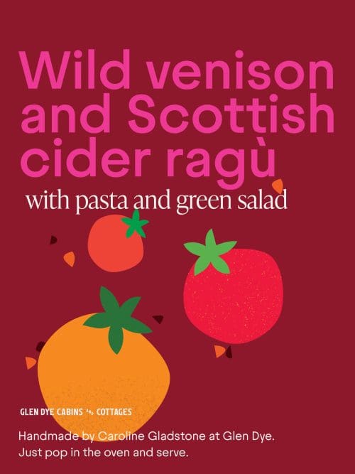 Glen Dye Estate Wild Venison And Cider Ragu - Serves 2